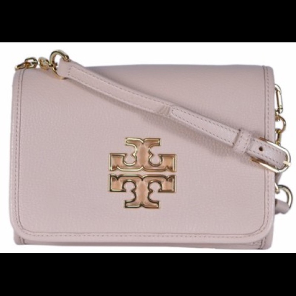 TORY BURCH Britten Combo Cross Body in LIGHT OAK